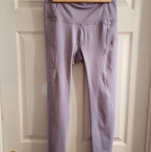 Purple running pants